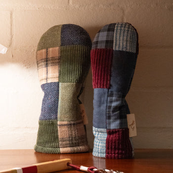 patchwork golf headcovers