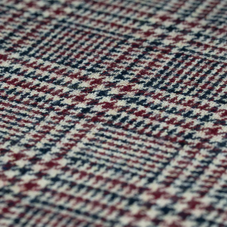 Checkered fabric sample