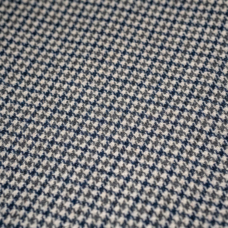 Houndstooth fabric sample